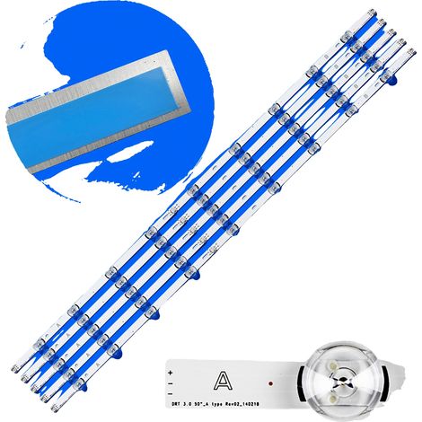 Tiras de retroiluminación LED, compatibles con modelos de TV de 50", con certificación CE, variantes actuales: 6916L-1730A a 6916L-1978A, materiales duraderos, ajuste perfecto para varios tipos. (1/5)