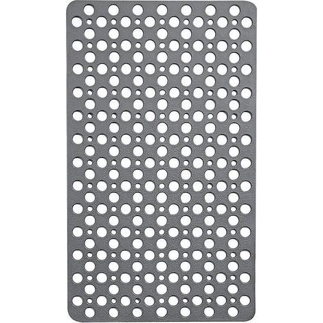 Tappetino da bagno antiscivolo - Grigio - 36x72 cm - Impermeabile e resistente alle cadute (1/5)