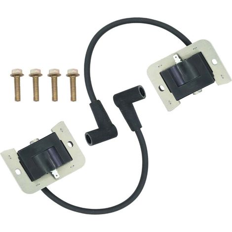 Compatible avec les numéros de pièces 24 584 01-S/24-584-04-S/24 584 45-S, kit de remplacement de magnéto de moteur professionnel avec vis, bobine d'allumage, bobine haute tension.