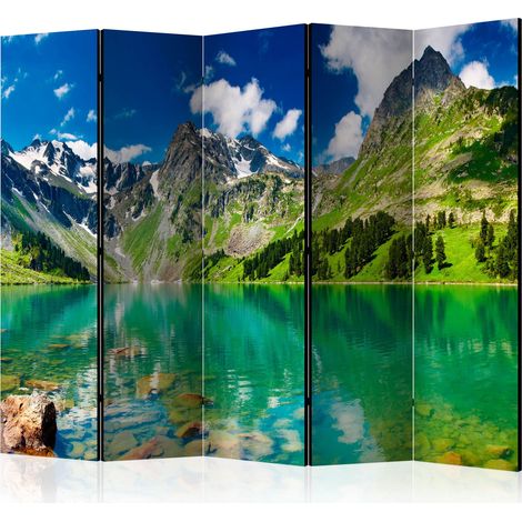 Paravento - Mountain lake II [Room Dividers] - 225x172 (1/4)