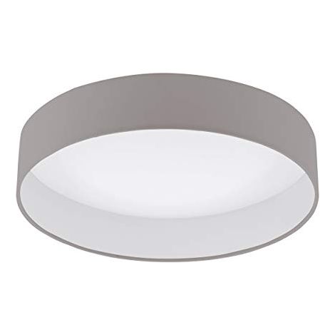 Eglo Palomaro Lampada da soffitto Integriert, 18 W, Taupe/Weiß, 40.5 x 40.5 x 10 cm (1/4)