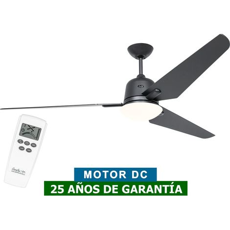Ventilateur de plafond avec lumière CasaFan 516098 ECO AVIATOS 162 gris basalte/ gris basalte BG-BG