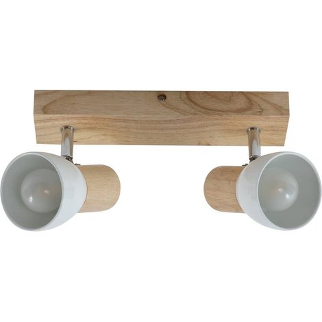 Strahler "Thorin" aus Holz für Wohnzimmer & Esszimmer von Lindby (1/5)
