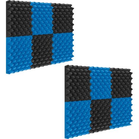 Panels Acoustiques En Mousse - 12 Pièces 30x30x3 Cm - Traitement Sonore Murs Plafonds - Pour Studio D Enregistrement Home Cinéma Jeux Vidéo (1/5)