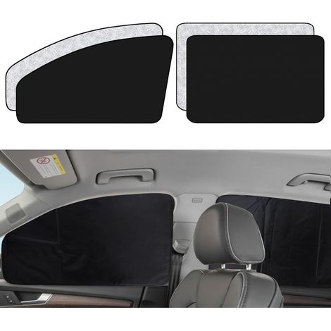 4-teiliges magnetisches Sonnenschutzset fürs Auto, Verdunkelungsvorhang fürs Auto, Sonnenschutz für die Rückbank, Sonnenschutz fürs Auto, Sichtschutz