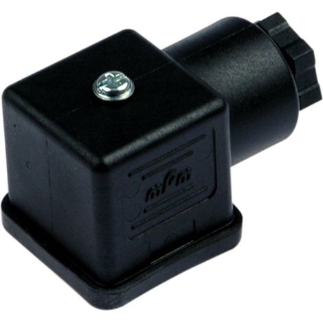 Riegler Gerätestecker mit LED, Varistor 24 V, 30 mm, Bauform A