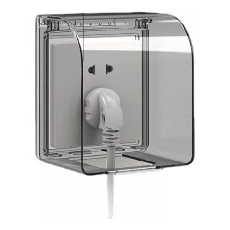 1PC Outlet Cover Childproof 86 Model Universal Waterproof Socket Housing 12.2×10.8×7.3 CM Waterproof Outdoor Sockets for Switch (1/4)