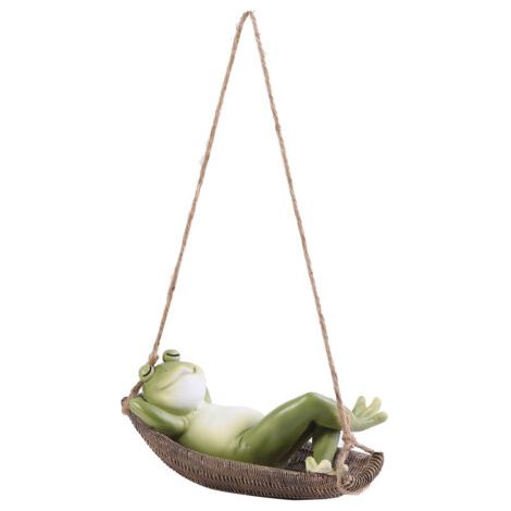 Décoration de jardin solaire extérieure en forme de grenouille - Statue de jardin en forme de grenouille, décoration de mini-bassin étanche IP65, sculpture animale en résine, convient aux patios
