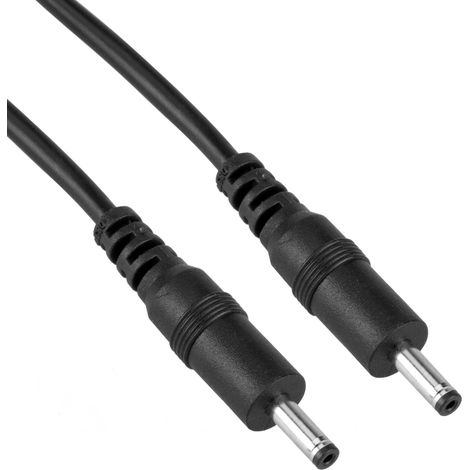 BeMatik - Cordon d"alimentation Connecteur DC-Jack 3.5x1.35mm 12cm (M/M) (1/4)