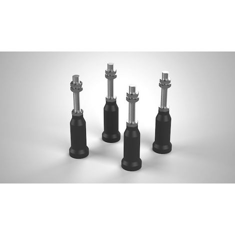 Bette Wannenfüße, höhenverstellbar, Set aus 4 Stück, B50-0015 (1/4)
