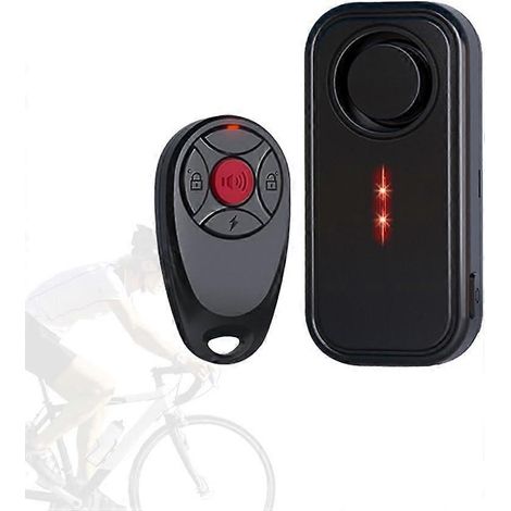 Alarma antirrobo con sensor de vibración, resistente al agua, modelo 2025, con control remoto: alarma inalámbrica de 120 dB para bicicletas y motocicletas. (1/5)