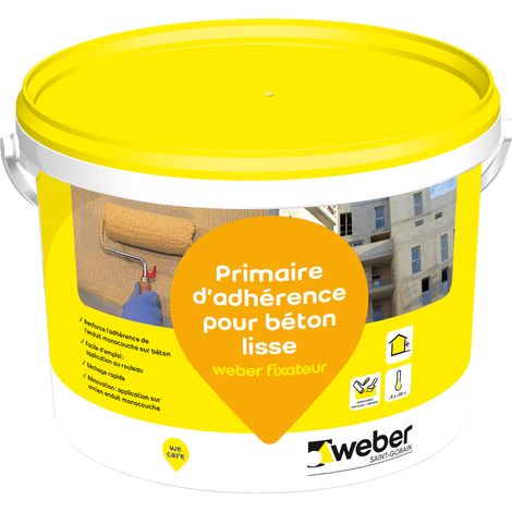 Weber Saint-Gobain Micro-gobetis pour l'adérence des enduits monocouche 5kg, Weber fixateur (1/4)