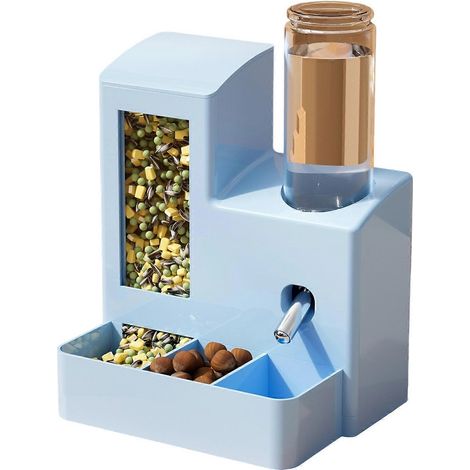 Distributeur d'eau automatique étanche pour hamsters et lapins, 120 ml, bleu, pour chiens et chats, usage quotidien portable.-AquaForge (1/5)