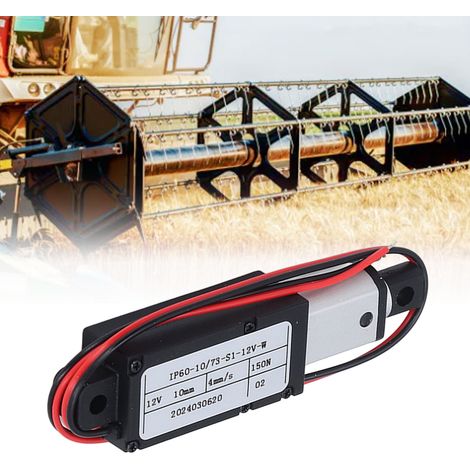 Elektrischer Mini-Linearantrieb, 150 N Schubkraft, 10 mm Hub, automatische Tab-Verriegelung, 12 V DC, Mini-Hub, 4 mm/s Geschwindigkeit, flügellos. (1/5)