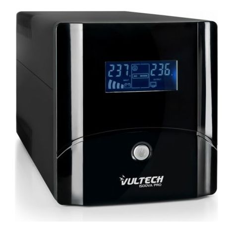 Vultech UPS1500VA-PRO Gruppo di Continuita' UPS a Linea Interattiva 1,5 kVA 800 W 4 Prese AC Nero (1/4)