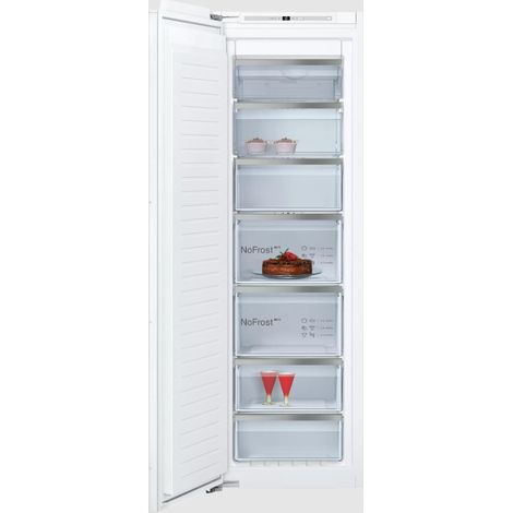 Congelador empotrable de 212 litros con pantógrafo, blanco - GI7813CE0 - Neff - (1/5)