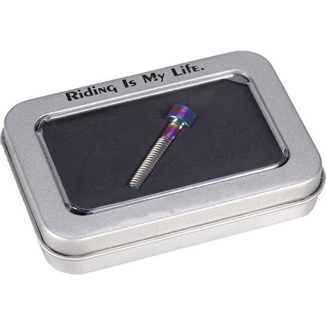vis de potence M6 filetée en titane pour vélo, accessoire coloré M6-30 (1/5)