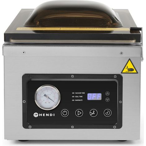 HENDI Vakuumkammer-Verpackungsmaschine Profi Line 300, Profi Line, Dichtungsband: 300 mm, 230V/950W, 367x425x(H)364mm (1/5)