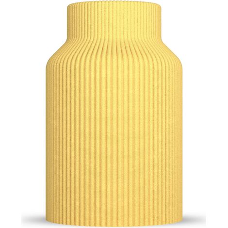Vase Rabella - Vase décoratif moderne pour herbe de la pampa et fleurs séchées - Style scandinave pour salon - Objet design 3D en plastique (PLA) - Léger et incassable (1/5)