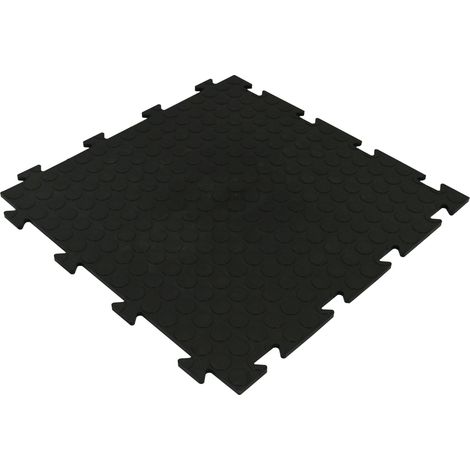 Piastrelle 1mq bolle in PVC morbida componibile antiscivolo copertura magazzini Packaging - 1 Mq (4 pz. 500x500x8mm)