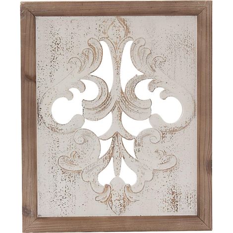 Pannello decorativo in abete intagliato, 45X2H54 cm (1/2)
