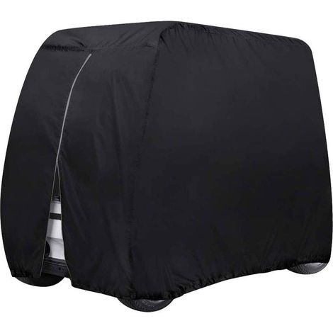 Housse De Voiturette De Golf étanche pour 4 Passagers, Convient à EZ GO, Club Car Yamaha, avec Tissu Oxford Durable étanche à La Poussière 210D,245×122×168cm (1/5)