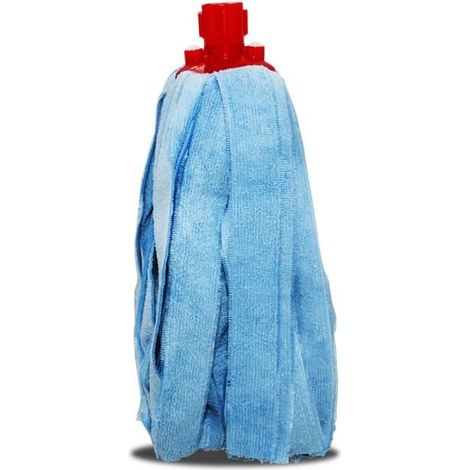 Mop,serpillère à franges pour balai,recharge vadrouille,tête de rechange en microfibre super absorbante - Hauteur 30 cm (1/2)