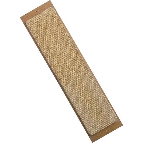 Tiragraffi in legno e sisal appendibile con catnip per gatti
