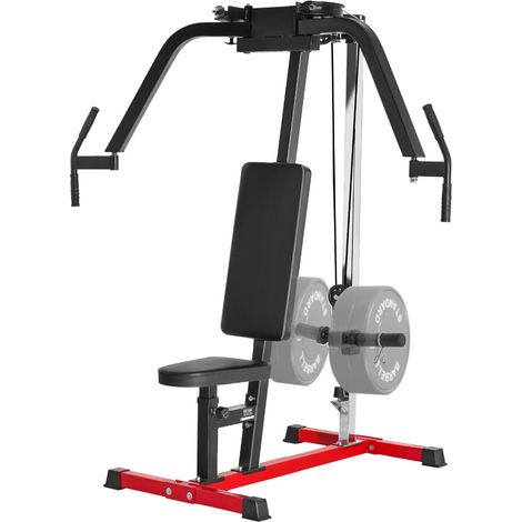 VEVOR Appareil de Musculation Ecarte Incline et Ecarte Inverse, Presse Pectoral Reglable, Capacite de 204 kg, Equipement d’Entrainement pour Poitrine, Dos, Deltoïde Arriere et Epaules, Gym Domicile