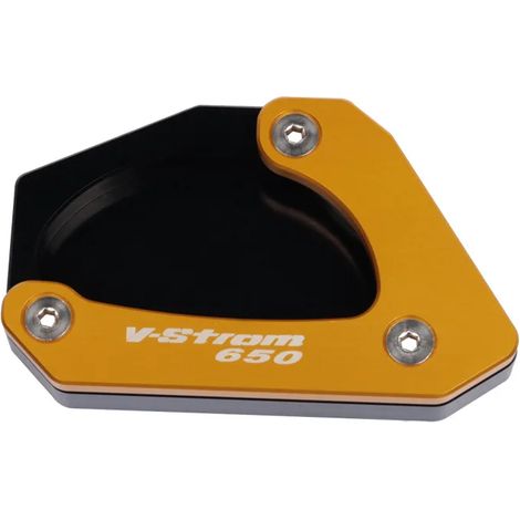 (Or) Compatible avec SUZUKI V-STROM 650/XT VSTROM 650 DL650 2004-2022 2023 2024 - Béquille latérale/extension - Plaque de support maxpower (1/4)