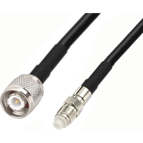 Antennenkabel FME-Buchse / TNC-Stecker RG58 1 m