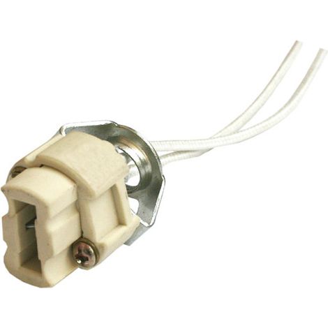 Zweistiftige G9-Halogenlampenfassung mit Fassung 250 V Mit 15 cm Glasfaserkabel Elektro DH. 12.073 8430552116980