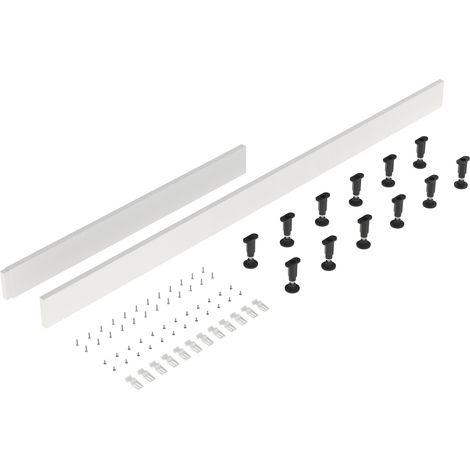 Shower Tray Leg Set & Plinth Kit - White - 1800mm & 1000mm Panel