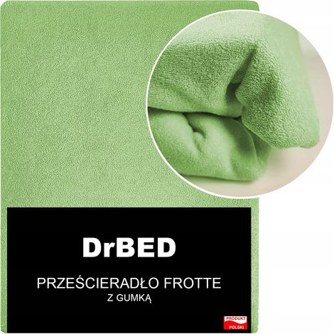 Spannbettlaken Frottee 180x200 GRÜN Atmungsaktiv Soft Polish (1/5)