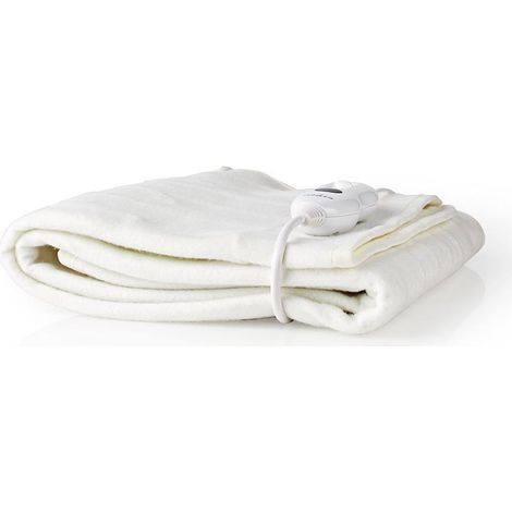 Nedis PEBL110CWT1 manta eléctrica blanca 150x80 cm