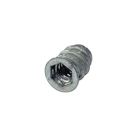 écrous à visser à collerette - Diamètre extérieur : 7,6 mm - Longueur : 9 mm - Pas : 70 mm - Pour vis de diamètre : 4 mm - ITAR (1/5)