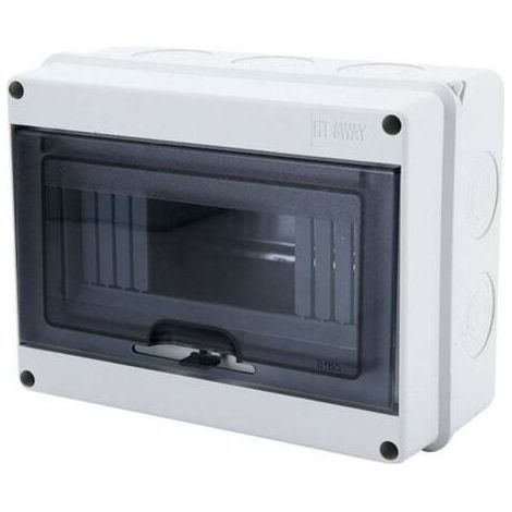 Coffret Electrique Etanche Exterieur, IP65 8 Modules Ableaux à Disjoncteurs éLectriques Boitier, Boitier de Jonction pour Utilisation à l'extérieur (1/4)