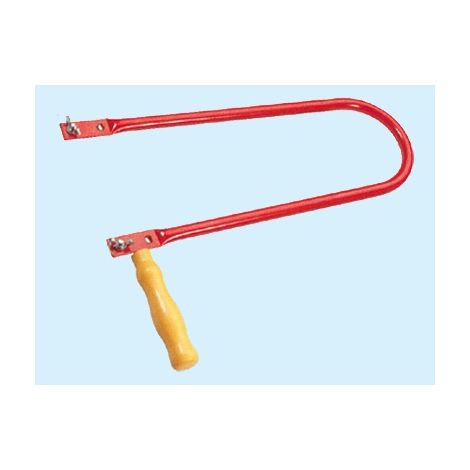 Archetto da traforo in acciaio con manico legno lung.mm 30 Conf. 6 Pz