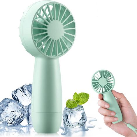 1 Ventilateur, 3 vitesses, Mini USB, Batterie 4800mAh, Portable, Extérieur Voyage (1/5)