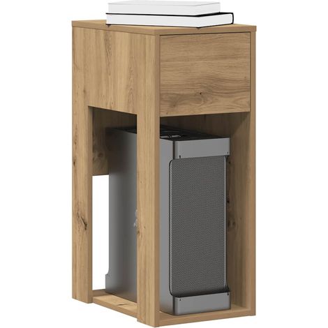 Computerschrank mit Schublade Artisan-Eiche 30x44x74 cm (1/5)