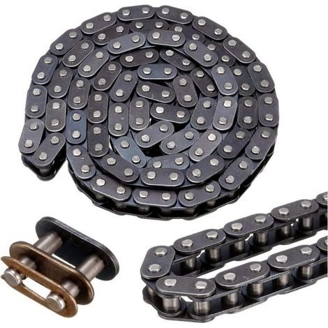T8F Chaîne Ceinture avec Boucle Link Intérieur et extérieur 118 pour 43Cc 47Cc 49Cc Mini Dirt ATV Quad Mini Moto (1/4)