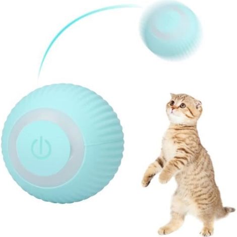 Jouet interactif - Non spécifié - Balle pour chat - Rechargeable USB - Lumière LED - Résistant aux chocs (1/4)