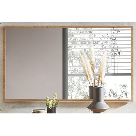 Spiegel wandhängend Garderobe MANRESA-36 in Artisan Eiche Nb. mit Graphit B/H/T: ca. 120/70/2 cm (1/2)