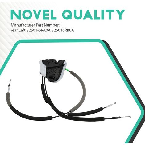 82501-6RA0A and 825016RR0A are suitable for Nissan right rear door lock actuators. (1/4)