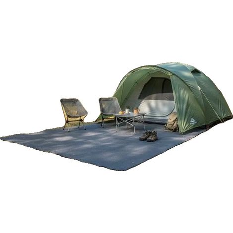 Esterilla para toldo, diseño de malla ligera, bolsa de transporte portátil, verde militar (1/2)