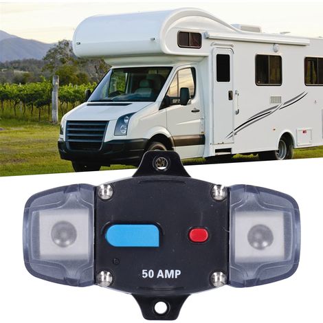 Interrupteur de disjoncteur automatique A (50A) pour la modification du système audio dans les voitures, les camping-cars, les yachts et les bateaux. (1/5)