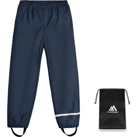 Pantalon Imperméable Enfant, Vêtements Imperméables Garçon Fille, Pantalon de Boue Enfant, Salopette Pluie Fille Étanche Outdoor, Imperméable Respirant (1/5)