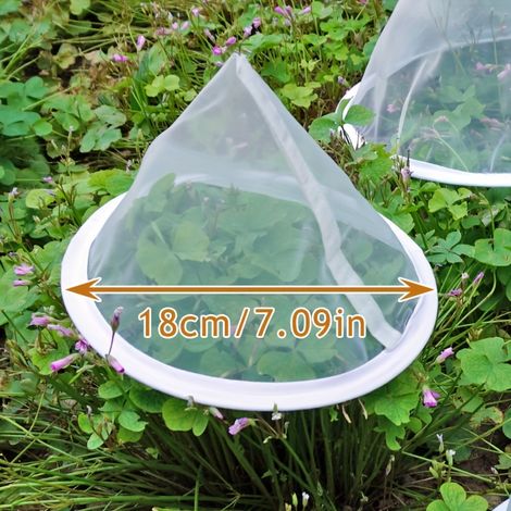 Filtre en maille nylon multi-spécifications, passoire conique de 18 cm / 7,09 pouces pour jus, lait de soja, miel et café, outil de filtration liquide durable pour éliminer les impuretés. (1/4)
