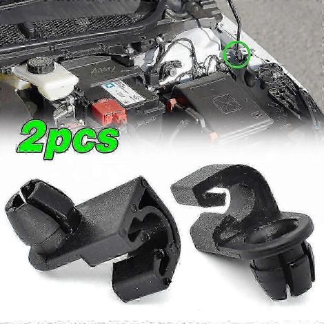 Clip de fixation de la tige de support de capot pour Peugeot 208, 301 et 308 Partner (2008).