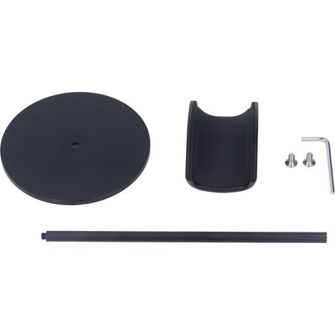 Support pour Casque Arche Détachable Base Stable Noir Alliage Aluminium pour Bureau Maison Chambre Studio (1/5)